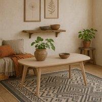 Wyld Haus Mossbloom Scandi White Oak Coffee Table in Natural