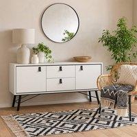 Wyld Haus Juno White Sideboard 2 Doors 2 Drawers