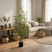 Wyld Haus Artificial Bamboo Tree in Pot 120cm in Green
