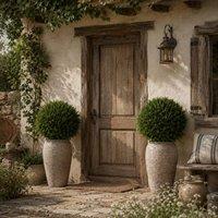 Wyld Haus Zilolo Set of 2 UV Resistant Artificial Topiary Balls 45cm Green