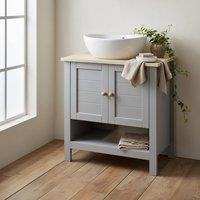 Wyld Haus Rola Grey Under Sink Vanity Cabinet with Adjustable Internal Shelf