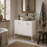 Wyld Haus Lilo Fifi Under Sink Bathroom Vanity Cabinet 60 x 33 x 60.5 cm White