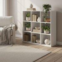 Wyld Haus Naleno White 9 Cube Particleboard Storage Shelf