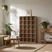 Wyld Haus Sifato Natural Wood CD Storage Cabinet 89 x 130.5 cm