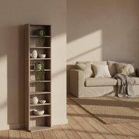 Wyld Haus Lere 140cm Narrow Wooden Storage Unit Natural Wood Finish