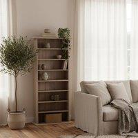 Wyld Haus Paleni Natural Wood Finish 8 Compartment Media Storage Unit