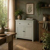 Wyld Haus Luhaso Green Sideboard Cabinet with Drawer & Adjustable Shelf