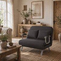 Wyld Haus Fiyo 2 Seater Click Clack Sofa Bed Charcoal Grey