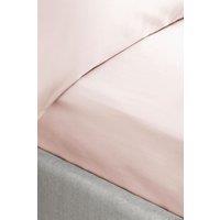 Bianca 400 Thread Count Cotton Sateen 36cm Depth Sheet in Pink | Size: Super King Fitted