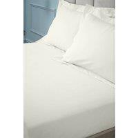 Bianca '180 Thread Count Egyptian Cotton' Fitted Sheet in Cream | Size: King