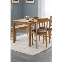 Julian Bowen Coxmoor Rectangular 4 Seater Dining Table in Light Oak