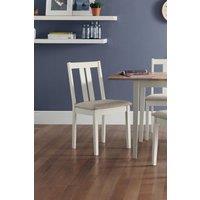 Julian Bowen Rufford Dining Chair (Set of 2) in Ivory