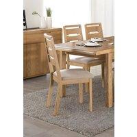 Julian Bowen Curve Dining Chair (Set of 2) in Light Oak