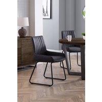 Julian Bowen Soho Upholstered Dining Chair (Set of 2) in Black