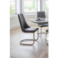 Julian Bowen Como Upholstered Dining Chair (Set of 2) in Grey