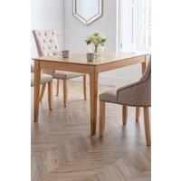 Julian Bowen Cotswold Rectangular Extending 4-6 Seater Dining Table in Light Oak