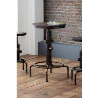 Julian Bowen Rockport Round 2-4 Seater Bar Table in Dark Brown
