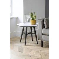 Julian Bowen Firenze Round Side Table in White