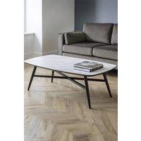 Julian Bowen Caruso Rectangular Coffee Table in White