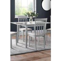Julian Bowen Rufford Square to Rectangular Extending 4 Seater Dining Table in Grey