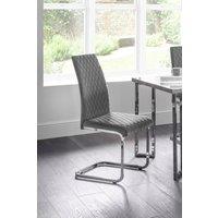 Julian Bowen Calabria Upholstered Dining Chair (Set of 4) in Grey