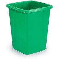 Durable 90L Waste Bin Green - Square Recycling Bin - Food Bin - Durabin | Size: 1 Pack