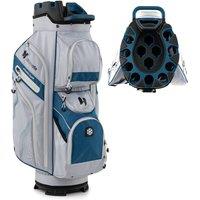 Costway Golf Cart Bag Molded Lock Top Golf Trolley Bag w/14 Way Dividers in Navy