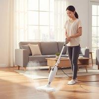 Ventryn White Steam Mop Cleaner 12-in-1 Floor Carpet Steamer