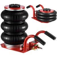 SPETLEK 3 Ton Air Bag Jack Capacity Pneumatic Heavy Duty in Red | Size: 10000mm x 520mm
