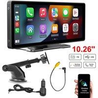 SPETLEK 10.26 Inch 4K Touch Screen Car Bluetooth FM in Black