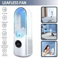 NESTLUNE Air Cooler Humidifier Air Conditioner Cooling Fan Portable in White | Size: 100 cm x 15 cm
