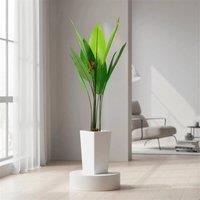 VOGREX Artificial Dracaena Tree, Realistic Faux Indoor Plant in Green
