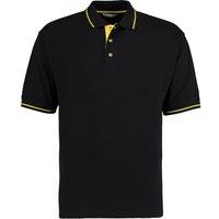Kustom Kit Men's St. Mellion Short Sleeve Polo Shirt in Black | Size: Medium