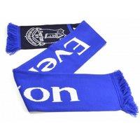 Everton FC Men's Official Football Jacquard Nero Scarf in Blue