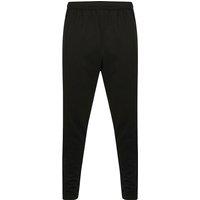 Finden & Hales Men's Knitted Tracksuit Pants in Jet Black | Size: XS