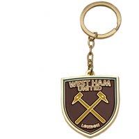 West Ham United FC Men's West Ham Keyring in Brown