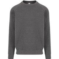 AWDis Men's Just Hoods Graduate Heavyweight Sweatshirt in Charcoal | Size: 2XL