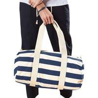 Westford Mill Men's Nautical Barrel Bag in Natural