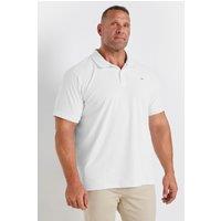 BadRhino Men's Golf Polo Shirt in White | Size: Medium