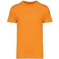 Native Spirit Men's Heavyweight Slim T-Shirt in Tangerine | Size: Small