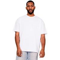 Casual Classics Men's Core Ringspun Cotton Oversized T-Shirt in White | Size: Large