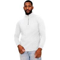 Casual Classics Men's Ringspun Cotton Sweatshirt in White | Size: Large