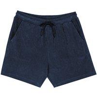 Native Spirit Men's Terry Towel Shorts in Navy | Size: Medium
