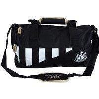 Newcastle United FC Men's Stripe Duffle Bag in Black