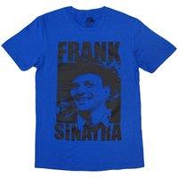 Frank Sinatra Men's Photo Montage T-Shirt in Blue | Size: Large