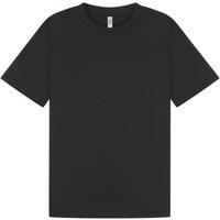 Casual Classics Men's Interlock Slim T-Shirt in Black | Size: Large