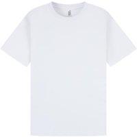 Casual Classics Men's Interlock Slim T-Shirt in White | Size: Large