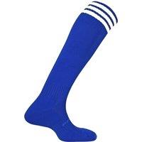 Mitre Men's Mercury 3 Stripes Football Socks in White | Size: 7-11