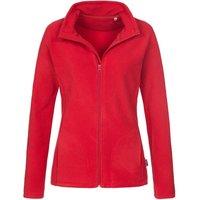 Stedman Active Women's FZ Fleece in Red | Size: XL