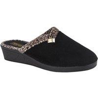 Sleepers Women's Jackie Slippers in Black | Size: 7